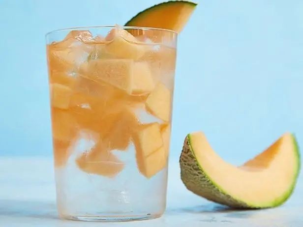 Cantaloupe and Mint Infused Water
