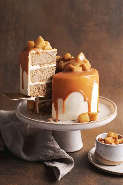 Caramel Apple Princess Cake