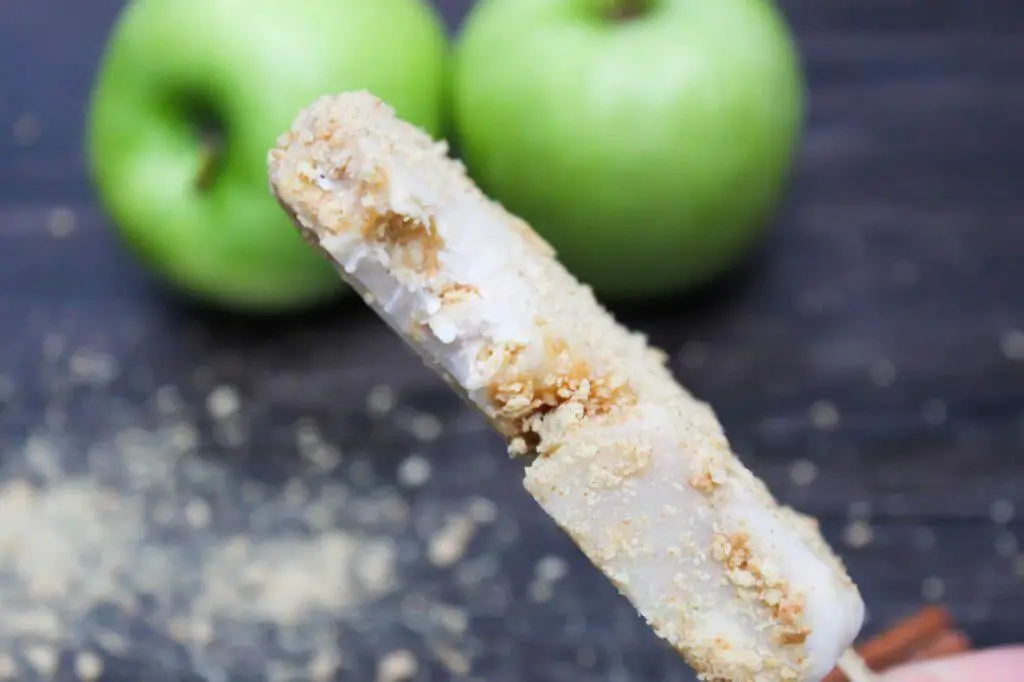 Caramel Apple Yogurt Popsicles