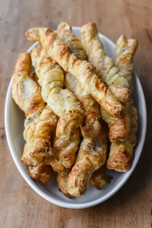 Caramelized Onion and Gruyère Cheese Straws