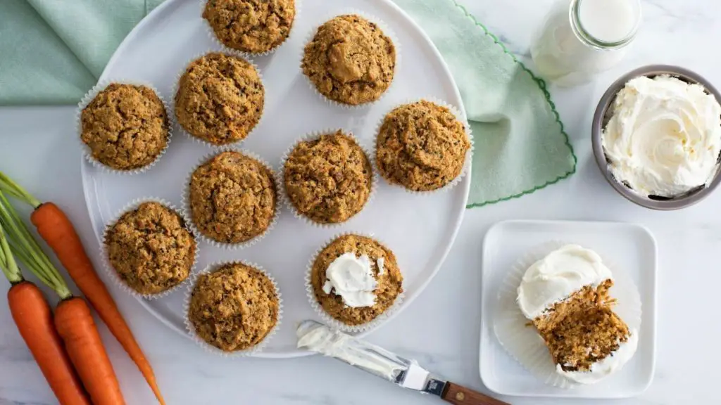 Carrot Cake Quinoa Cupcakes