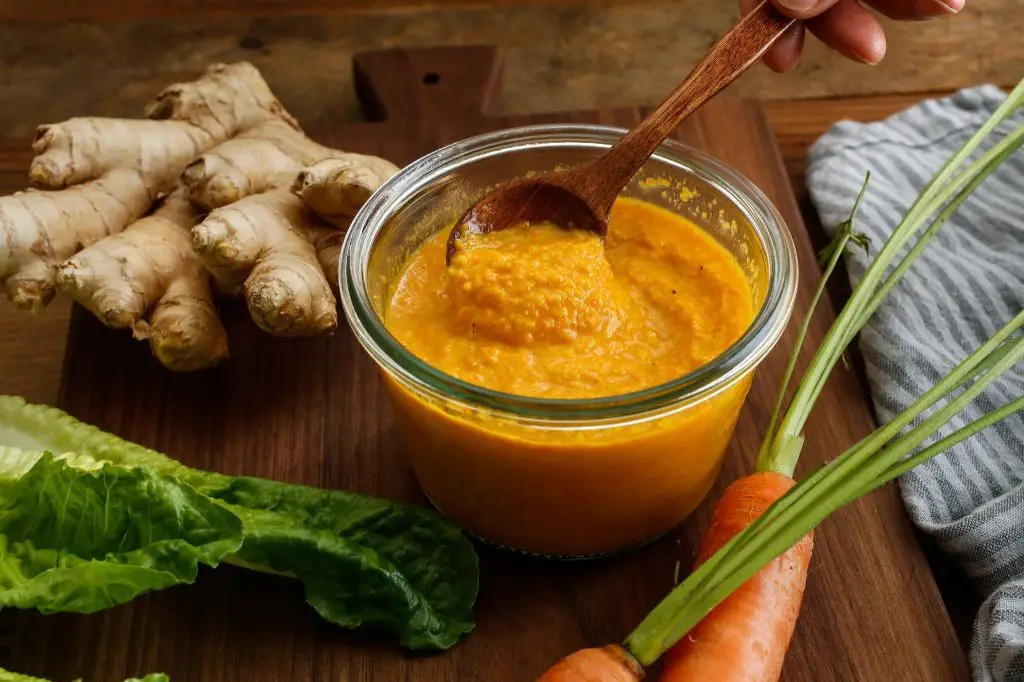 Carrot and Ginger Miso Sauce