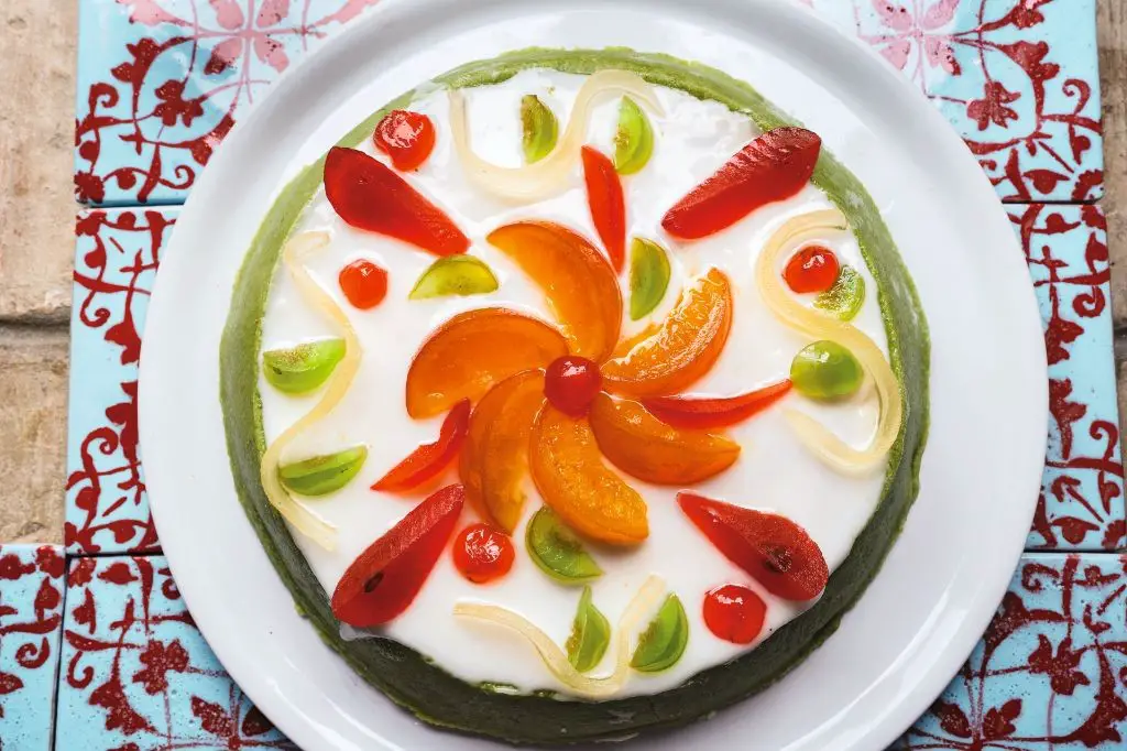 Cassata Siciliana with Candied Fruit