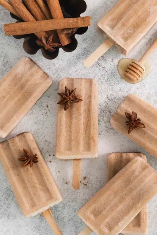 Chai Spiced Yogurt Popsicles