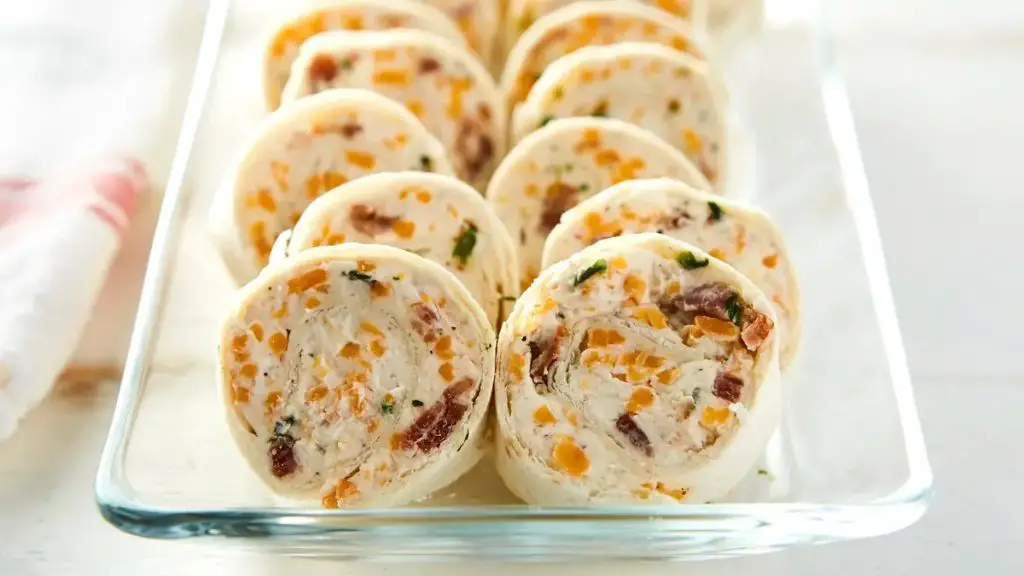 Cheesy Bacon Ranch Tortilla Roll Ups