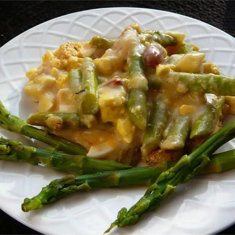 Cheesy Canned Asparagus Casserole
