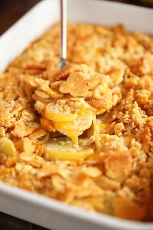 Cheesy Frozen Squash Casserole
