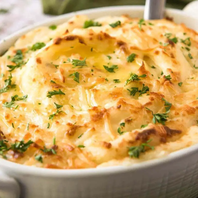 Cheesy Mashed Potato Casserole
