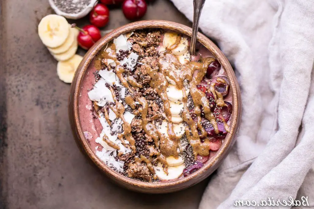 Cherry and Banana Smoothie Bowl