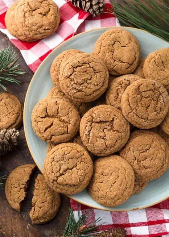 Chewy Gingerbread Air Fryer Cookies