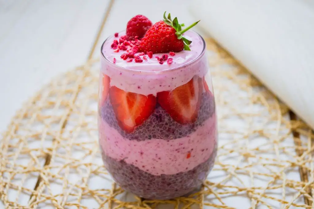 Chia Seed Pudding with Fresh Berries