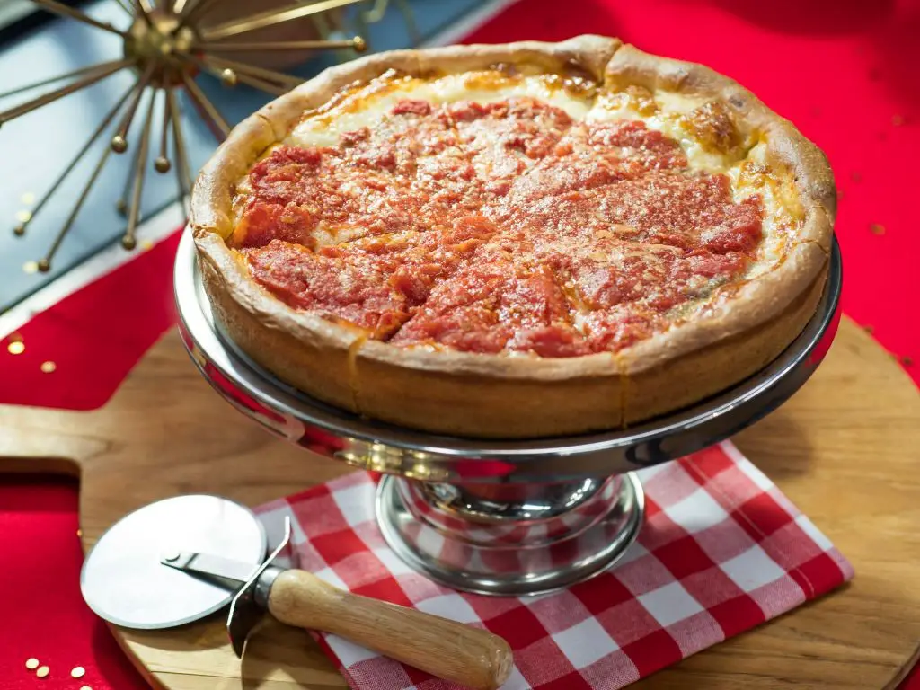 Chicago-Style Deep Dish Pizza
