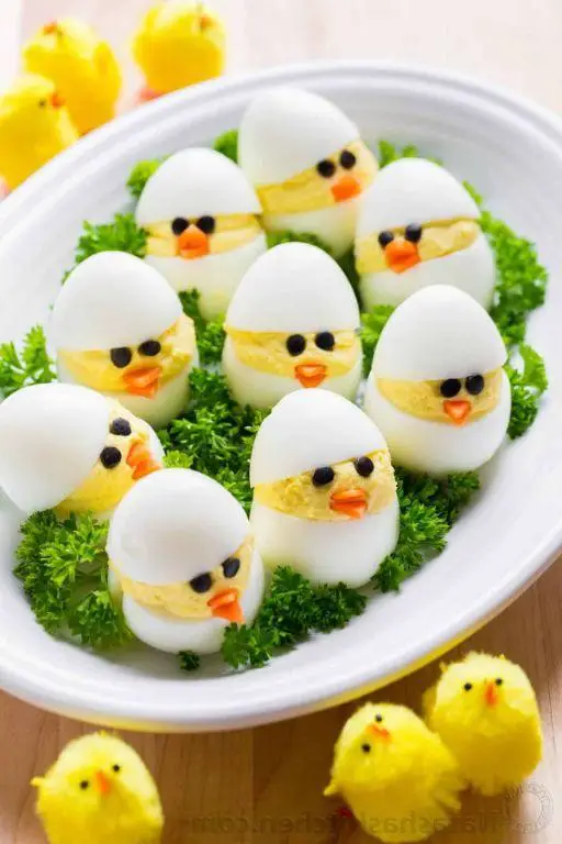 Chick Deviled Eggs