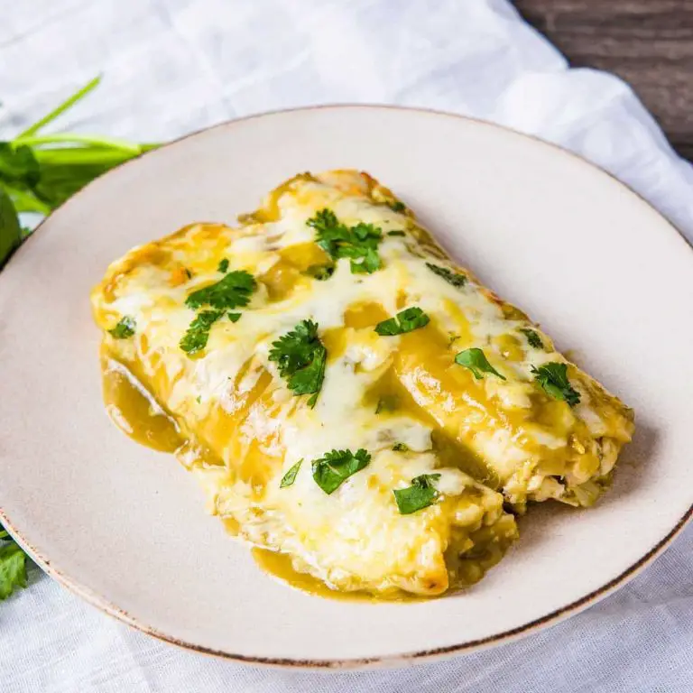 Chicken Enchiladas with Green Sauce
