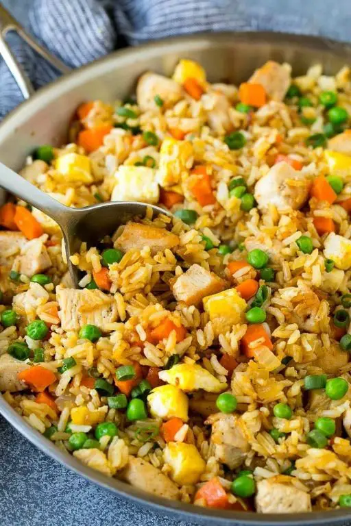 Chicken Fried Rice with Vegetables