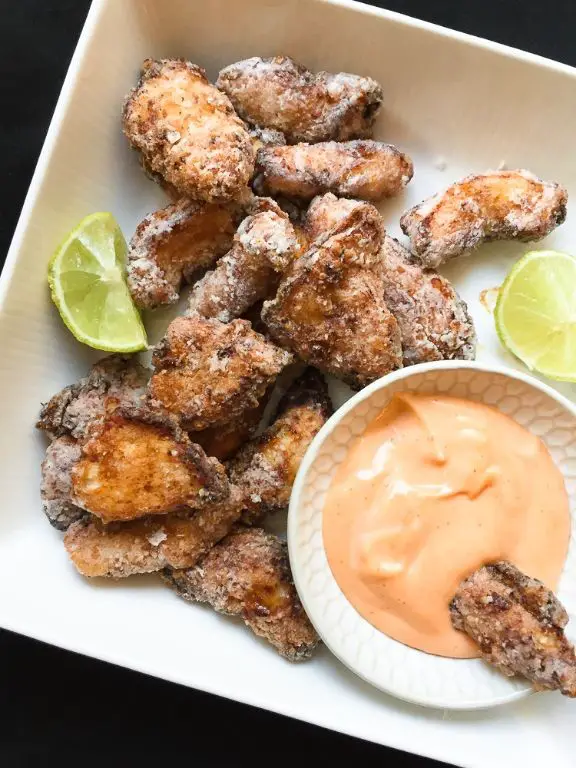 Chicken Karaage with Tangy Barbecue Dip
