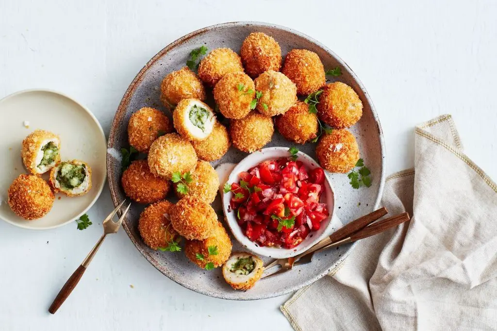 Chicken Kiev Bites with Dipping Sauce