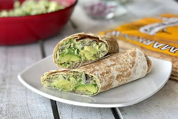 Chicken and Avocado Salad Wraps