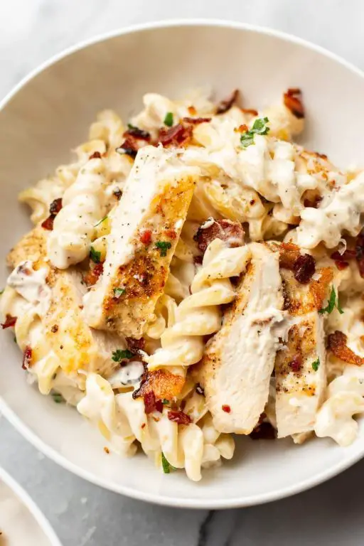 Chicken and Bacon Ranch Pasta