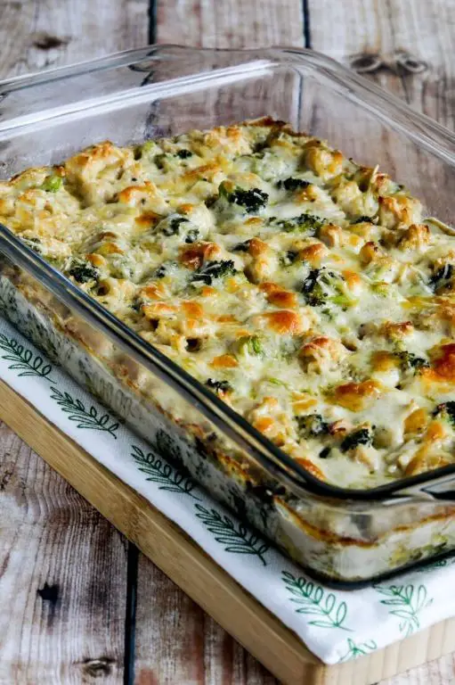 Chicken and Broccoli Alfredo Casserole