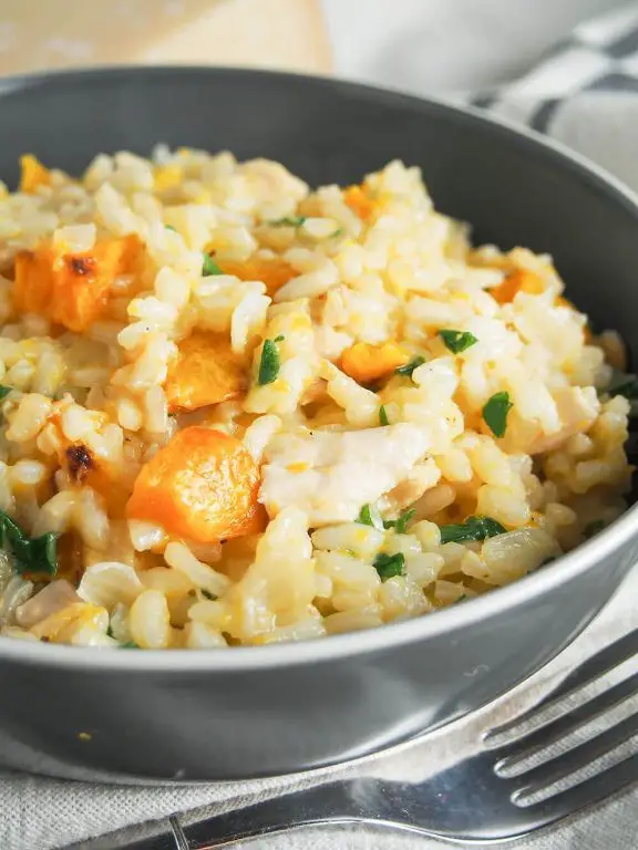 Chicken and Butternut Squash Risotto