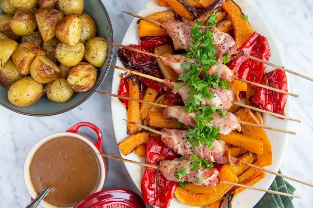 Chicken and Butternut Squash Skewers