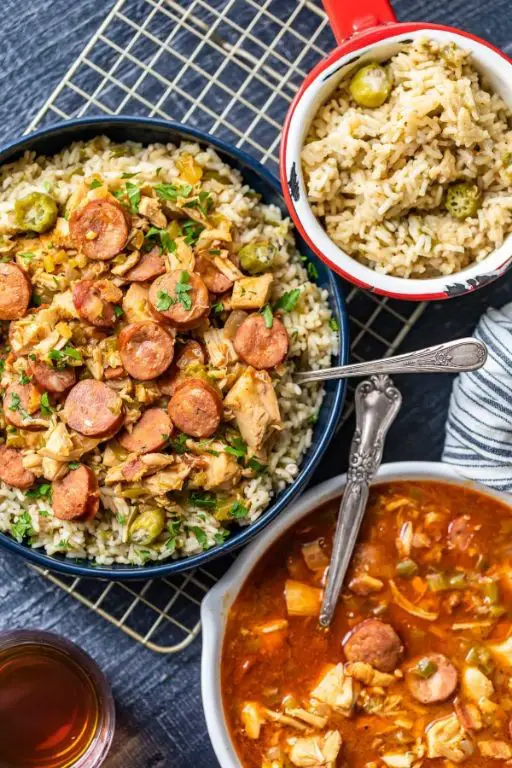 Chicken and Sausage Gumbo with Okra