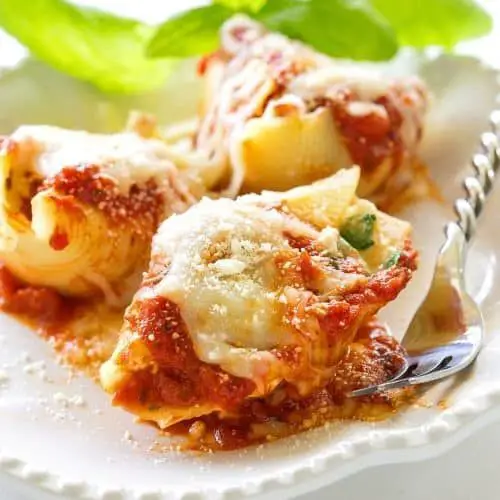 Chicken and Spinach Stuffed Shells