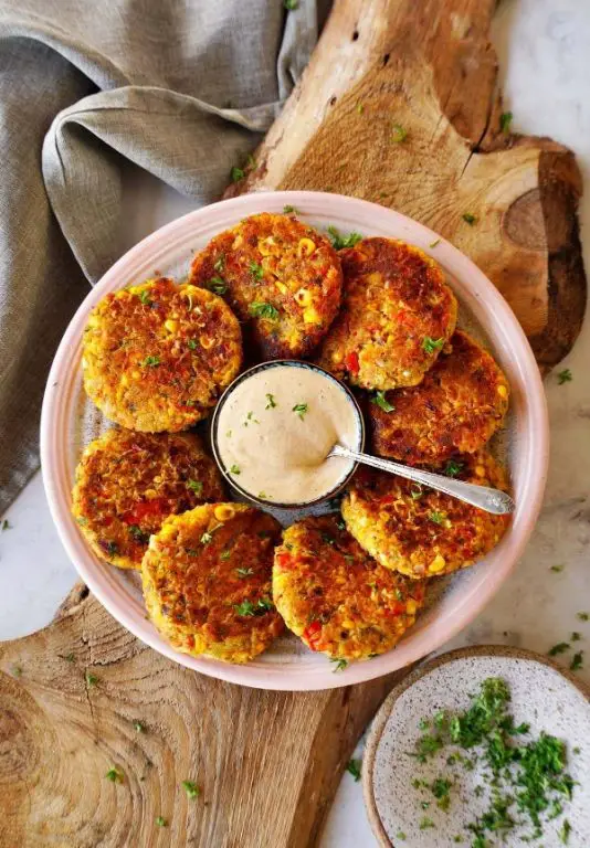 Chickpea Flour Veggie Fritters