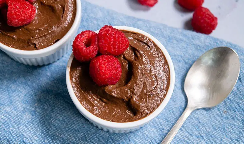 Chocolate Avocado Protein Mousse