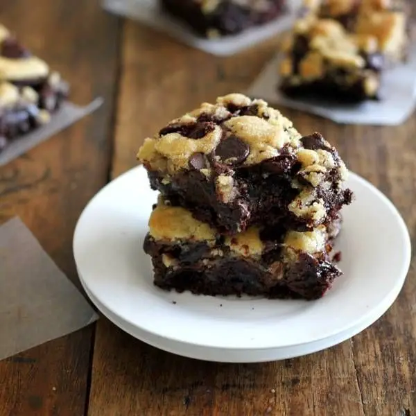Chocolate Chip Cookie Dough Brownies