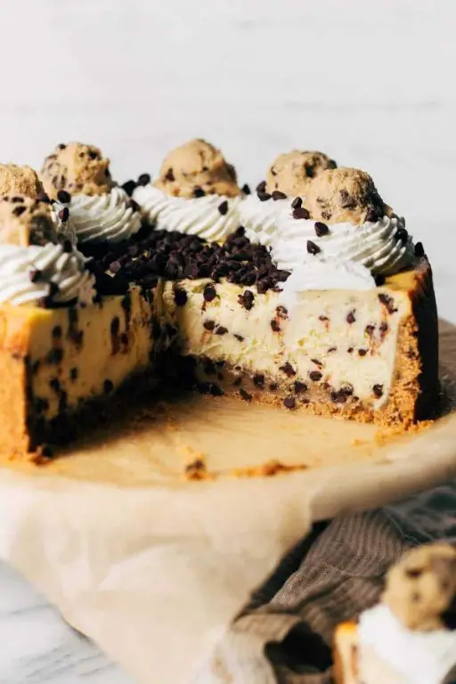 Chocolate Chip Cookie Dough Cheesecake