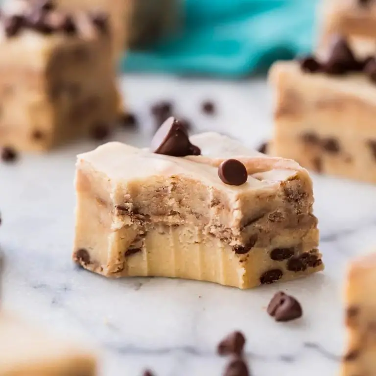 Chocolate Chip Cookie Dough Fudge
