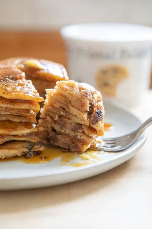 Chocolate Chip Cookie Dough Pancakes