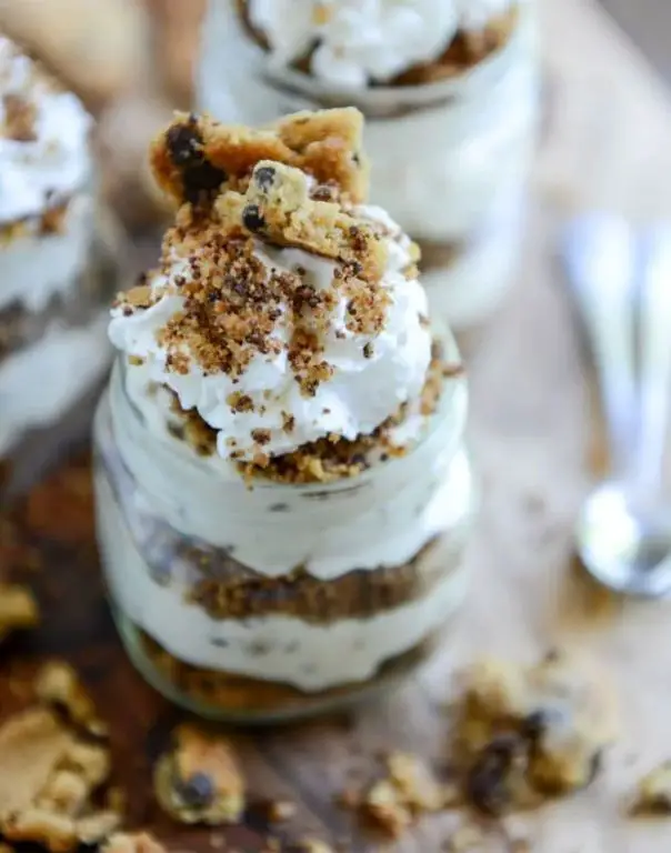 Chocolate Chip Cookie Dough Parfait