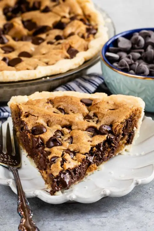 Chocolate Chip Cookie Dough Pie