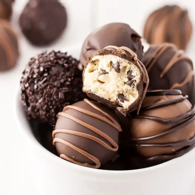 Chocolate Chip Cookie Dough Truffles