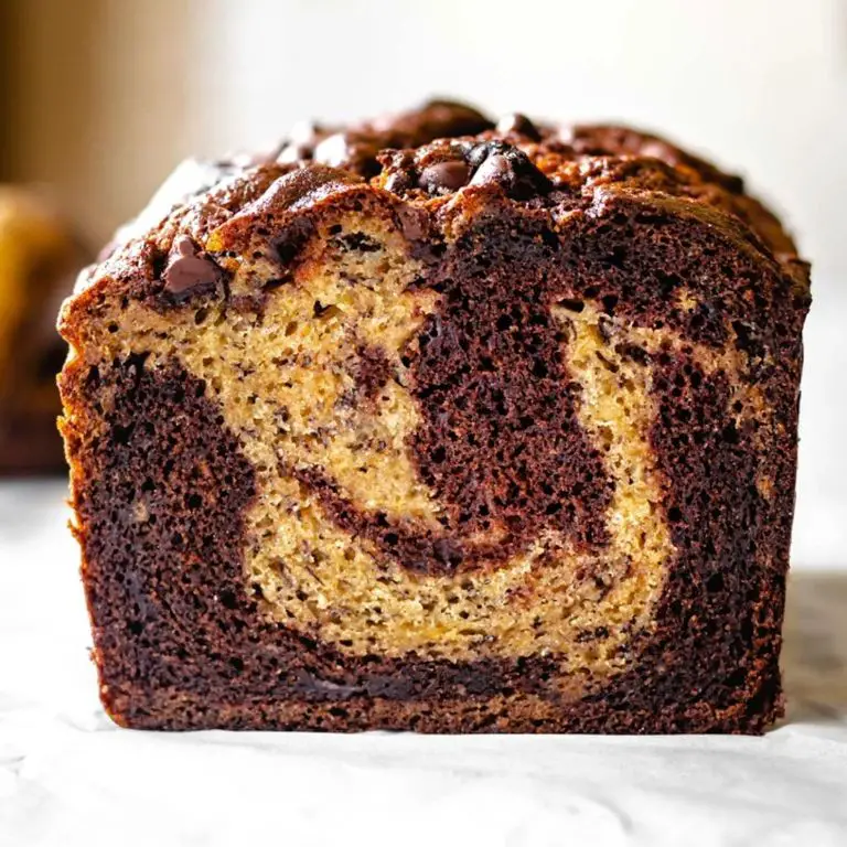 Chocolate Marble Quick Bread
