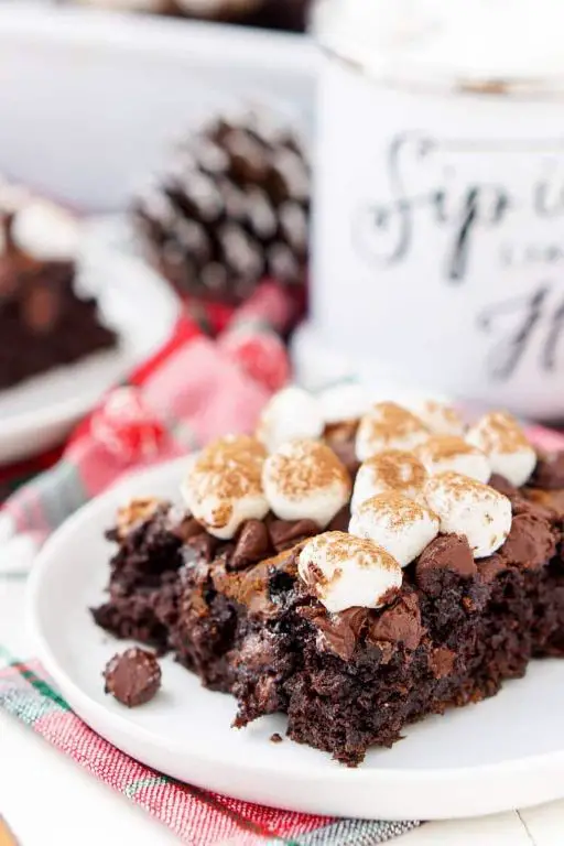 Chocolate Marshmallow Dump Cake