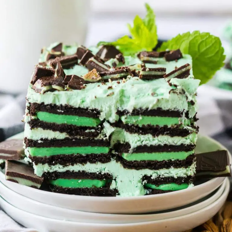 Chocolate Mint Icebox Cake