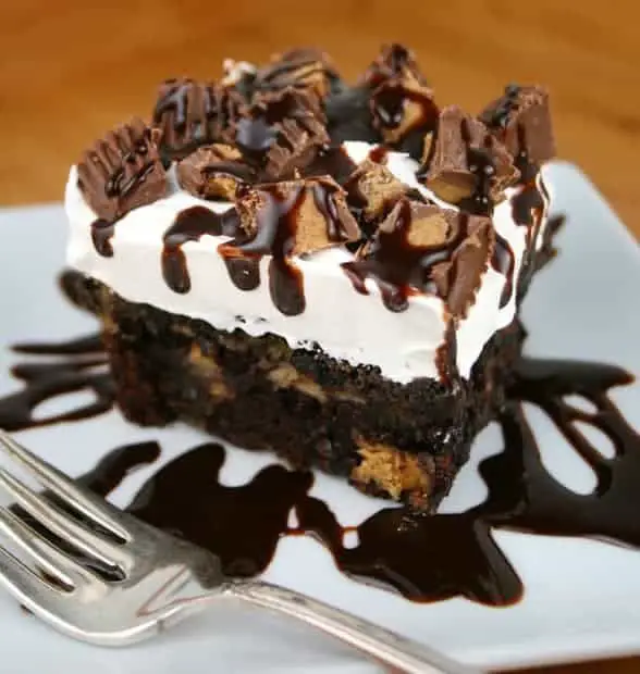 Chocolate Peanut Butter Dump Cake