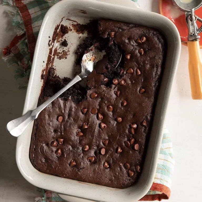 Chocolate Walnut Dump Cake