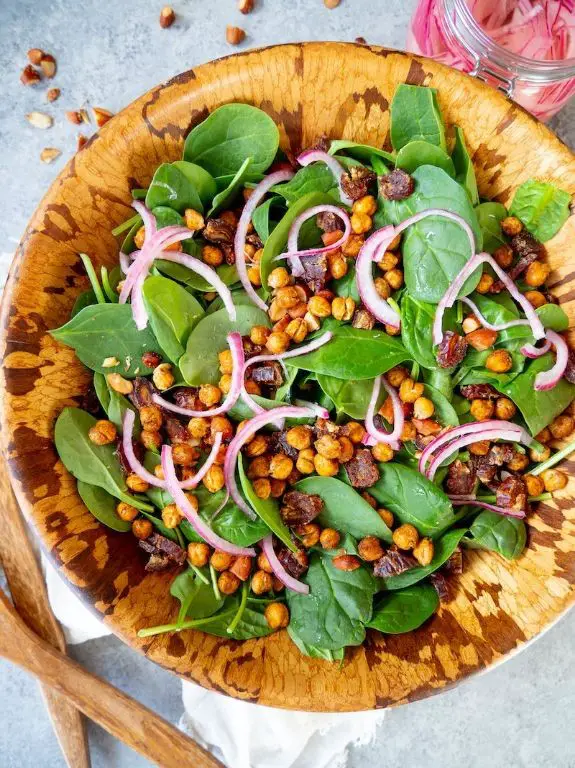 Chondrus Crispus and Spinach Salad