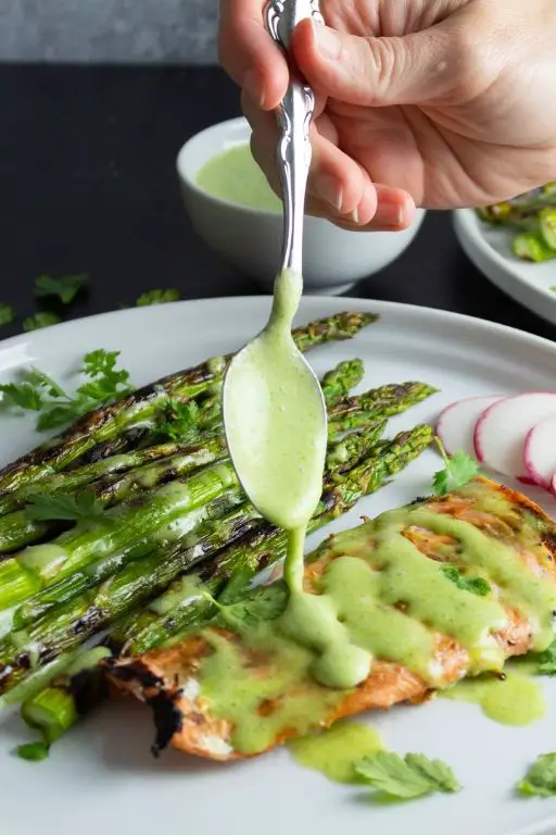 Cilantro and Lime Coconut Sauce