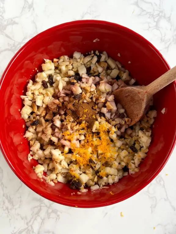 Citrus Charoset with Orange Zest and Lemon Juice
