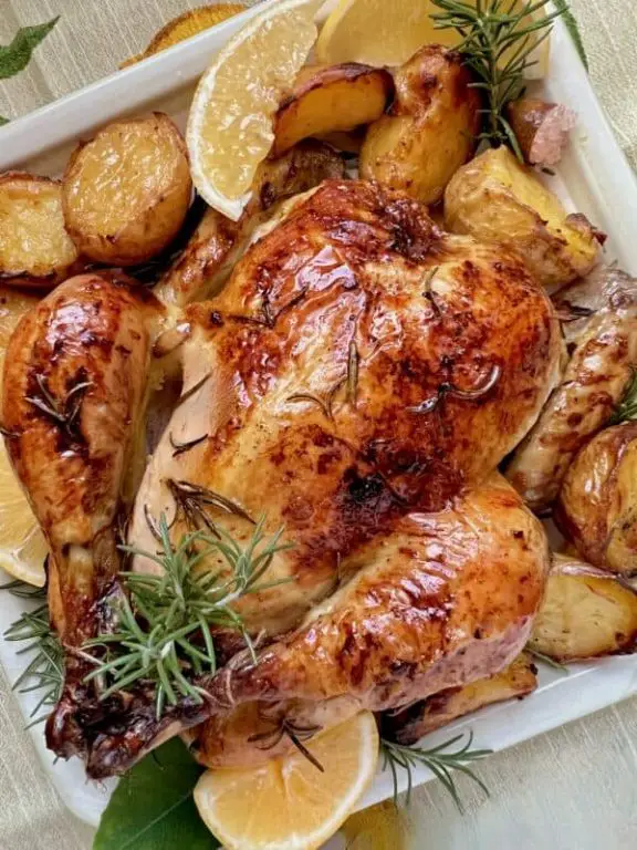 Citrus Marinated Whole Chicken