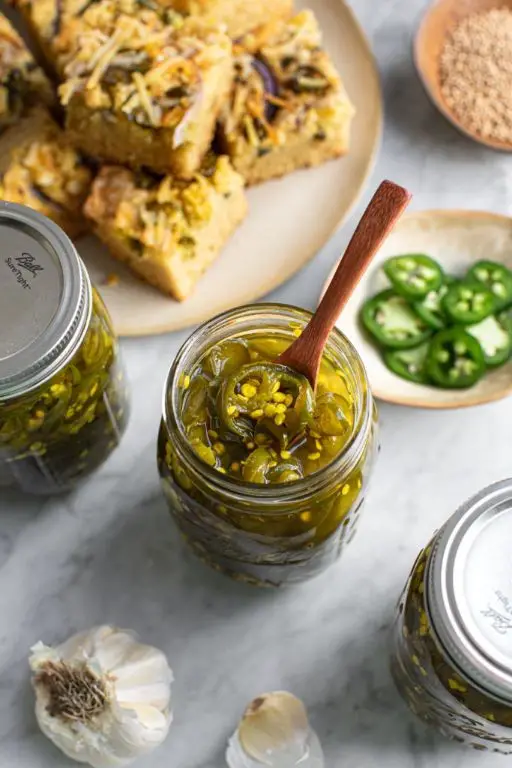 Citrus-Infused Candied Jalapenos