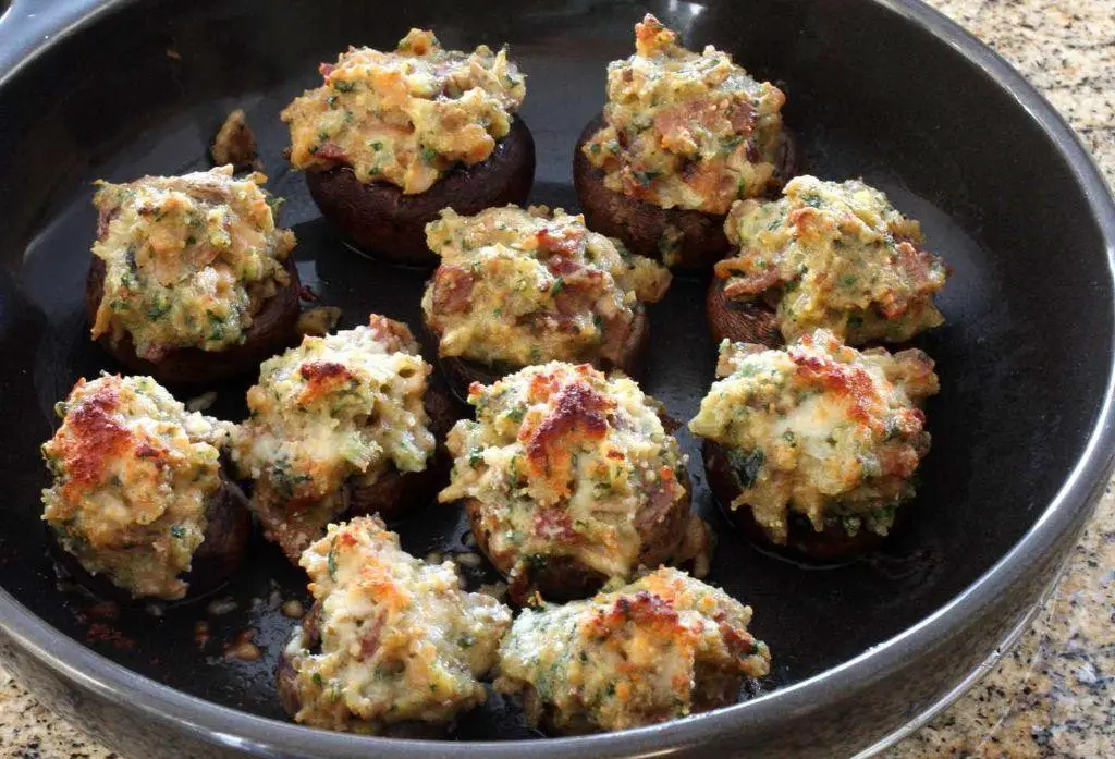 Clam Stuffed Mushrooms