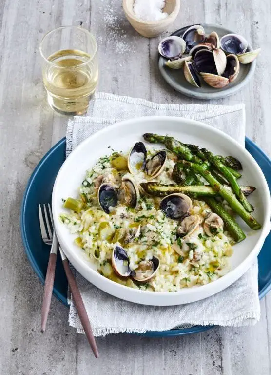 Clam and Spinach Risotto