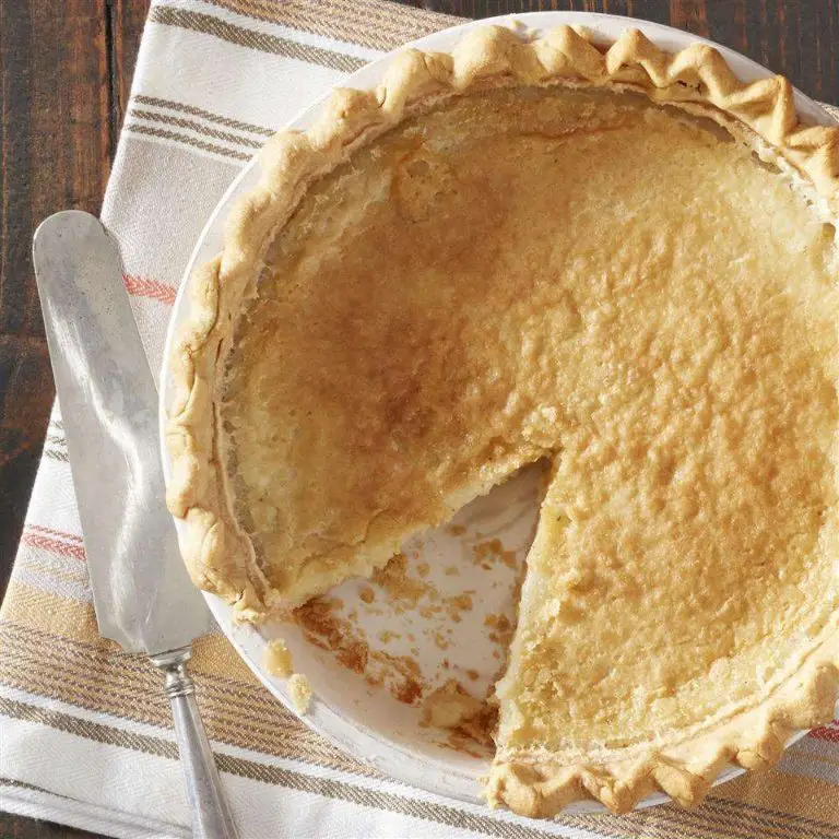 Classic Buttermilk Pie with a Flaky Crust